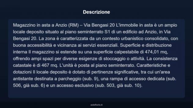 Immobile in asta di 474 m² in vendita a Anzio - Foto 3