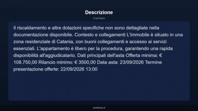 Immobile in asta di 82 m², box auto in vendita a Catania - Foto 10