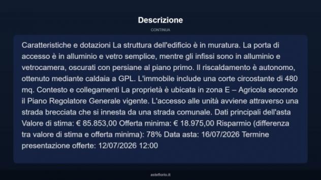 Immobile in asta di 325 m² con più di 5 locali in vendita a Larino - Foto 18