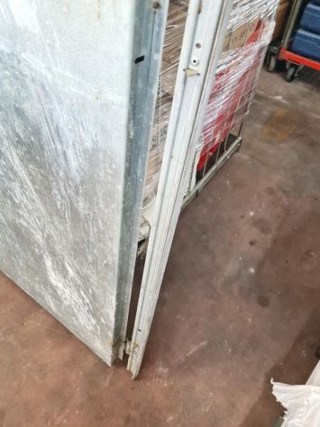 porta zincata per garage usata - Foto 2