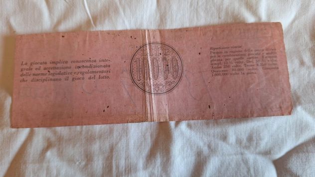 RICEVUTA GIOCATA DEL LOTTO ESTR.1994 VINTAGE - Foto 4