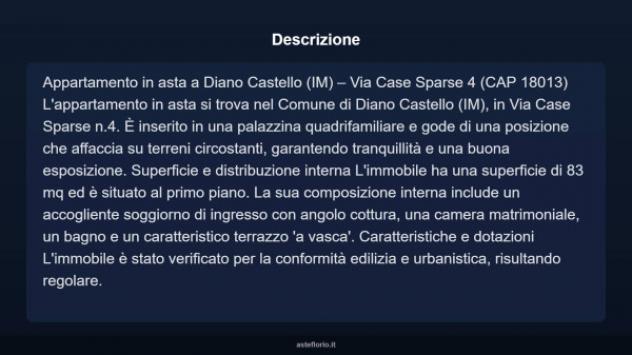 Immobile in asta di 83 m² in vendita a Diano Castello - Foto 3