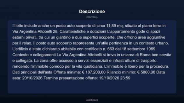 Immobile in asta di 100 m² in vendita a Roma - Foto 4
