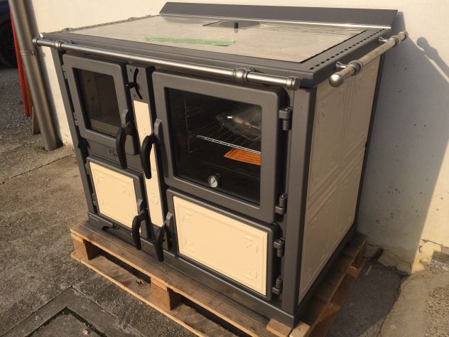 Stufa Cucina economica ceramica ghisa 16 kw - Foto 4