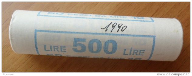 ROTOLINO DA 10 LIRE SPIGHE DEL 1990 DELLA REPUBBLICA ITALIANA -