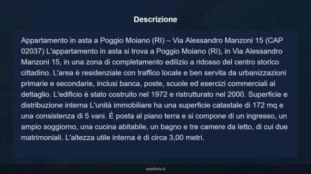 Immobile in asta di 172 m² in vendita a Poggio Moiano - Foto 9