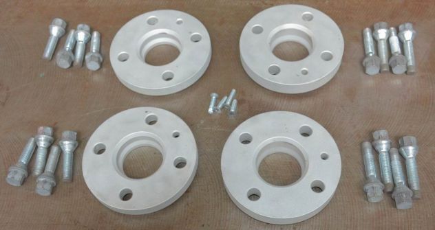 Kit 4 distanziali ruote FIAT 16+20 mm con Bulloni - Foto 2