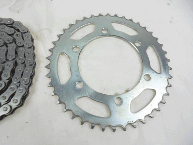 KIT CATENA CORONA KAWASAKI NINJA 300 ABS ( 2012 - 2017 ) 920570019 420410118 CHAIN SPROKET KIT - Foto 3