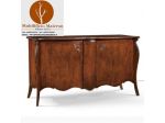 Mobili Classici Credenza Legno 2 Porte Sagomata Intagliata Arte Povera cod 11514