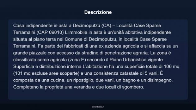 Immobile in asta di 106 m² in vendita a Decimoputzu - Foto 4