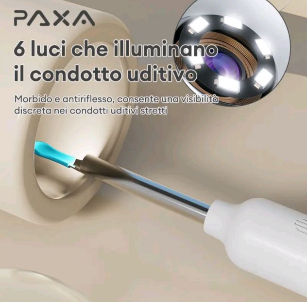 Pulitore condotto uditivo con telecamera - Foto 4