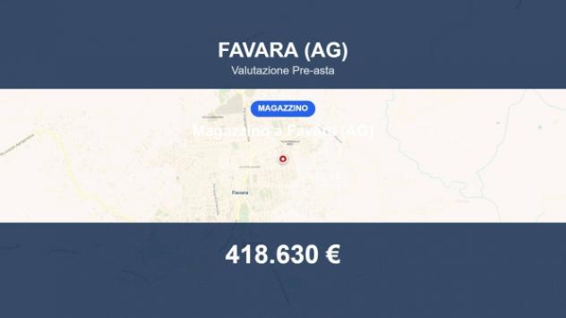Immobile in asta di 287 m² in vendita a Favara