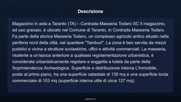 Immobile in asta di 130 m² in vendita a Taranto - Foto 4
