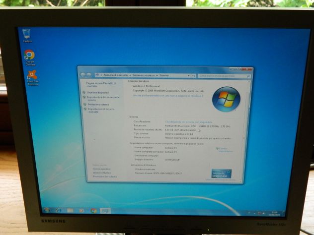 PC Lenovo Pentium Dual Core E5400, RAM 4 GB, HD 300 GB, Win 7, Monitor 17" - Foto 2