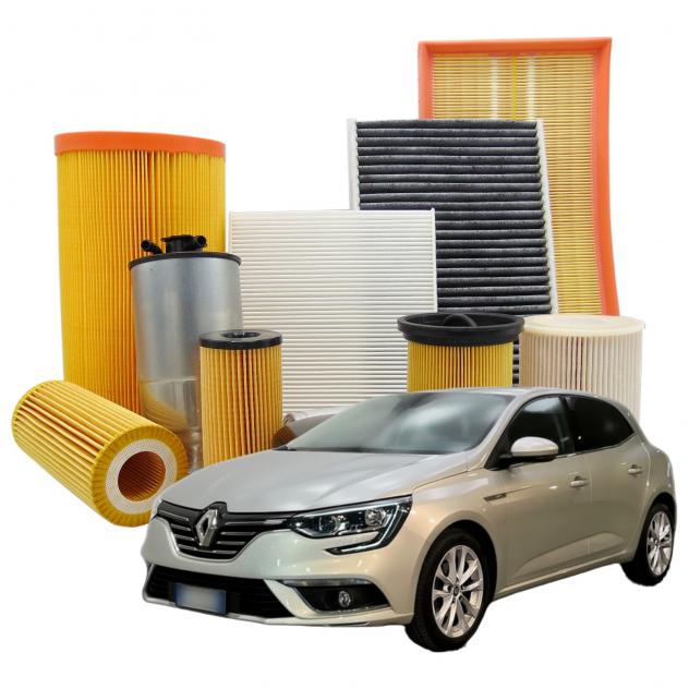 Kit Tagliando Renault Megane IV Filtro Aria Olio Abitacolo Prestazioni Garantite