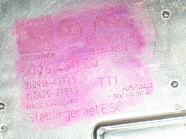 5Q0614517CQ ECU POMPA ABS AUDI A3 VW GOLF VII ATE 5Q0614517CQ 10.0220-1239.4 - Foto 4