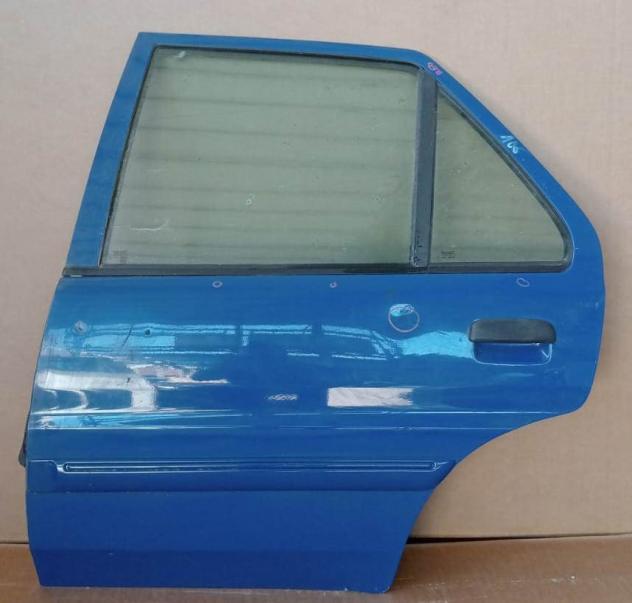 PORTA POST.S.AZZURRO MET. C/ALZ. E SERR. (4/5 Bullini Piccoli)  Carrozzeria  Lamierati esterni  Porte  Porta post. sx. PEUGEOT - 106 - 01-04-1996 - 01