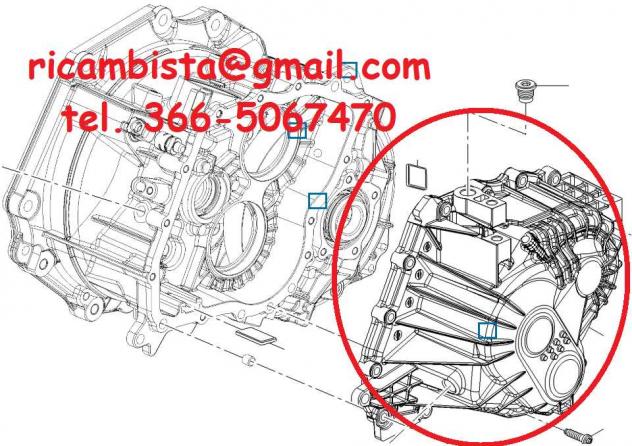 55575542 Opel Meriva B scatola cambio - Foto 2