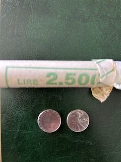 italia moneta lire 50 del 1990 non circolata da collezione