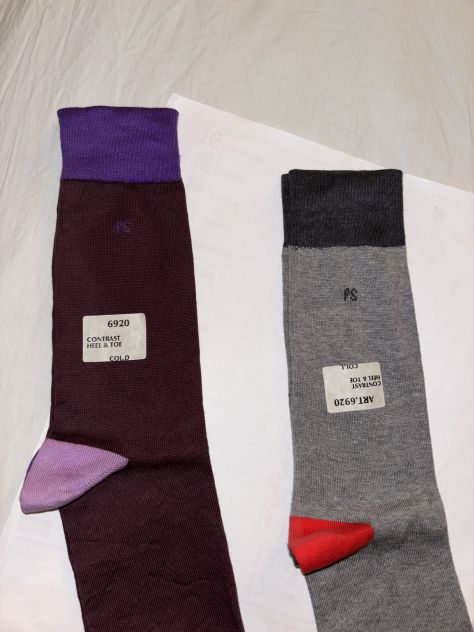 2 CALZE NUOVE DA UOMO IN COTONE FIRMATE ORIGINALI”PAUL SMITH”MADE IN ITALY - Foto 5