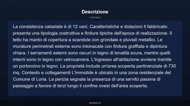 Immobile in asta di 260 m² con più di 5 locali in vendita a Loria - Foto 8