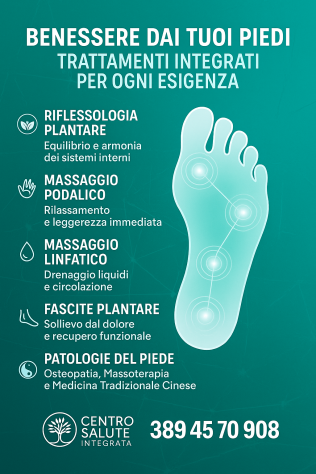 TRATTAMENTO PER IL PIEDE STUDIO EUR E PAVONA