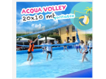 Piscina palline 2,5×2,5 mt Volley in acqua 20×10 mt SURF MECCANICO GONFIABILE