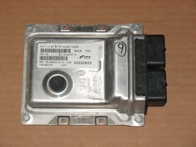 9GFT6 52032653 ECU CENTRALINA MOTORE FIAT 500 1.2 52032653 9GF.T6 HW003