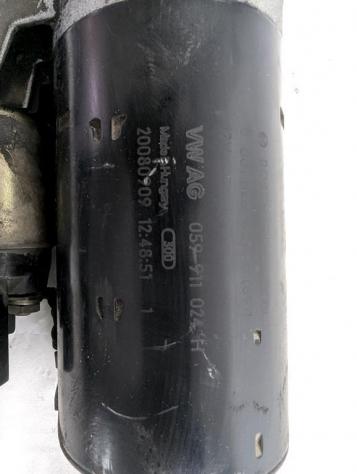 059911024H MOTORINO AVVIAMENTO VOLKSWAGEN TOUAREG 3.0 D 4X4 176KW AUT 5P (2008) RICAMBIO USATO 0001125609 - Foto 4