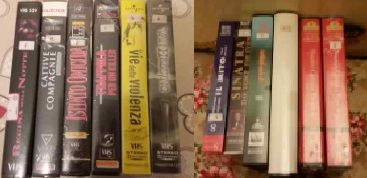 12 Cassette VHS con Film