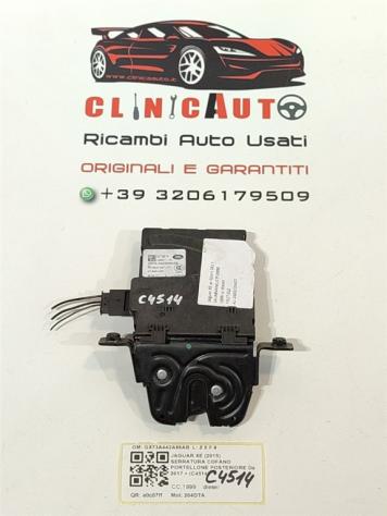 SERRATURA PORTELLONE POSTERIORE JAGUAR XE Serie (X760) GX73A442A66AB 204DTA (15)