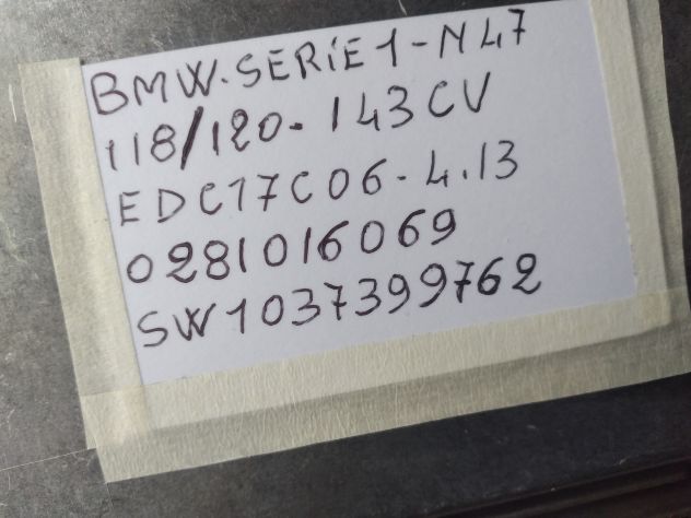 Centralina Motore Iniezione ECU BOSCH 0281016069 BMW Serie 3 E90/E91 DDE8506375- - Foto 7