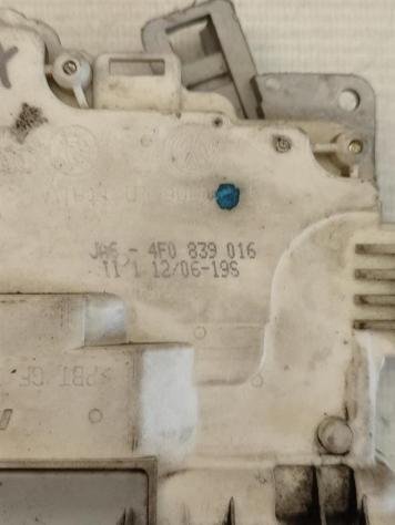 SERRATURA POSTERIORE DESTRA AUDI A6 Berlina Serie C6 (4F2) 4F0839016 (0412) - Foto 3
