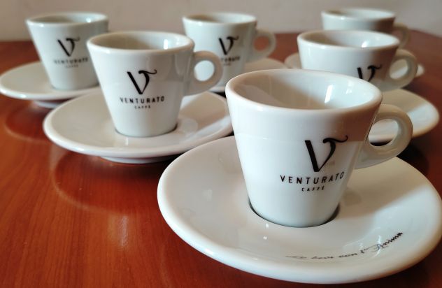 Servizio da caffè tazzine Venturato – 12 pezzi ceramica Bar Coffè Cup - Foto 2