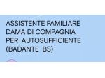 ASSISTENTE FAMILIARE E COMPAGNIA PER SIGNORA (LIVE-IN)