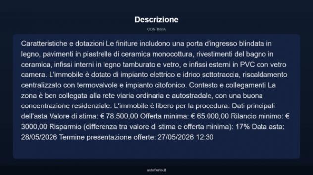 Immobile in asta di 64 m² in vendita a Torino - Foto 9