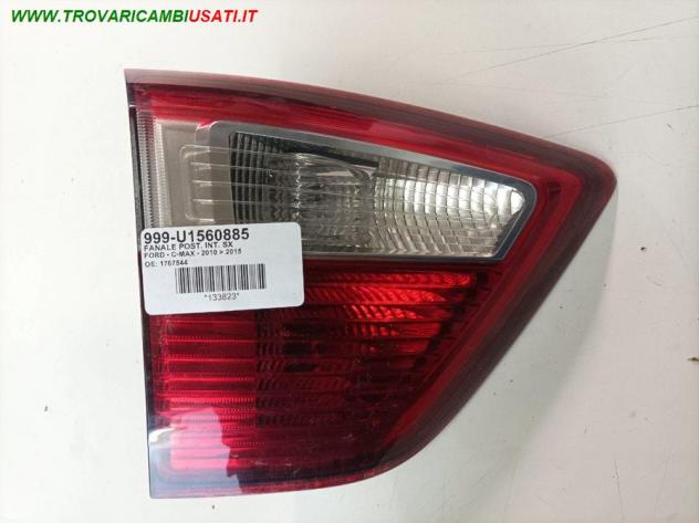 FANALE POST. INT. SX 999-U1560885 Parti elettriche  Fanaleria  Fanali  Fanale post. sx. FORD - C-MAX - 2010  2015