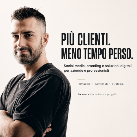 Più clienti e meno caos: Marketing/Digital/AI per aziende e professionisti