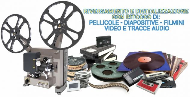 Riversamenti su supporti dvd, cd, usb.
