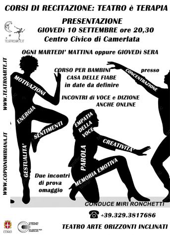 Corso di teatro è terapia