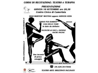 Corso di teatro è terapia