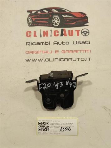 SERRATURA COFANO POSTERIORE BMW Serie 1 F20 5124 7248075 N47D20C (1119)