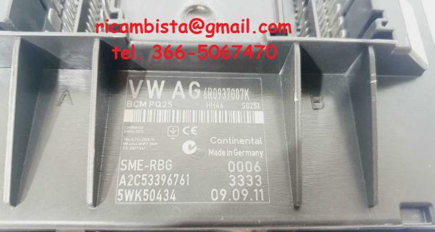6R0937087K Volkswagen Polo centralina body computer - Foto 2