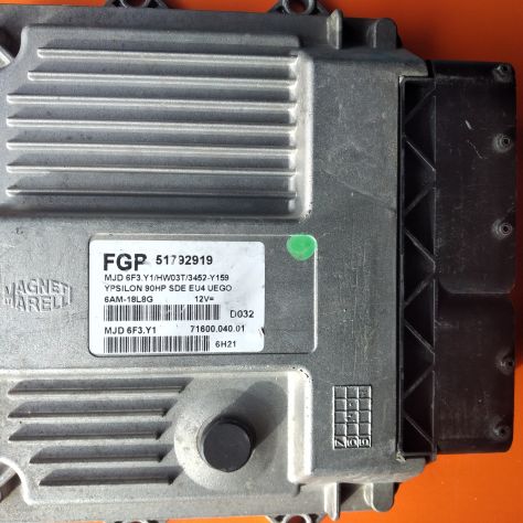 Centralina Motore ECU LANCIA YPSILON 51792919 MAGNETI MARELLI MJD6F3.Y1 CENTRAL