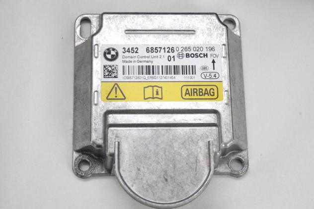 34526857126 KIT AIRBAG COMPLETO BMW SERIE 5 535XD XDRIVE SW F11 3.0 D 230KW 4X4 AUT 5P (2011) RICAMBIO USATO CON PRETENSIONATORI CINTURE DI SICUREZZA, - Foto 4