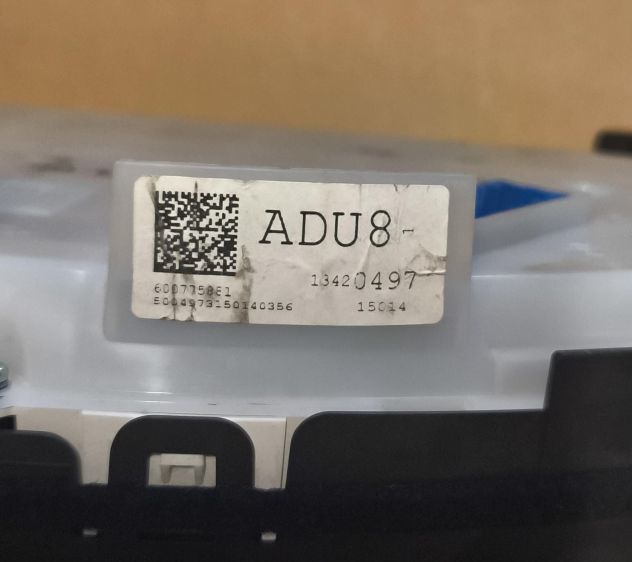 13420497 CONTACHILOMETRI QUADRO OPEL Meriva 3° Serie ADU8 13420497 600775881 - Foto 2