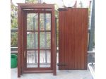 Finestra in legno con persiana e telaio 156x79,5