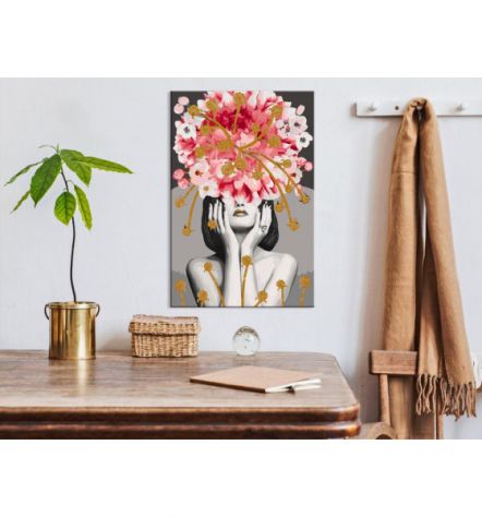 Quadro Fai Da Te Ritratto Femminile N.7 ARREDALACASA Spedizione Gratis - Foto 2