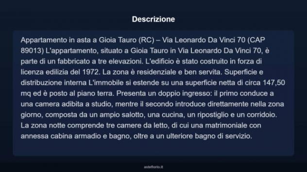 Immobile in asta di 147 m² in vendita a Gioia Tauro - Foto 3