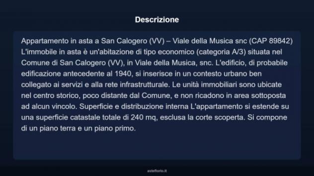 Immobile in asta di 240 m² in vendita a San Calogero - Foto 4
